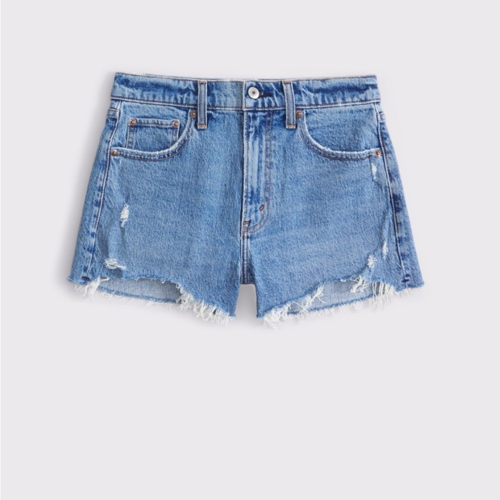 Abercrombie & Fitch Curve Love High Rise Mom Short